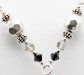 Silver elements Long Necklace 